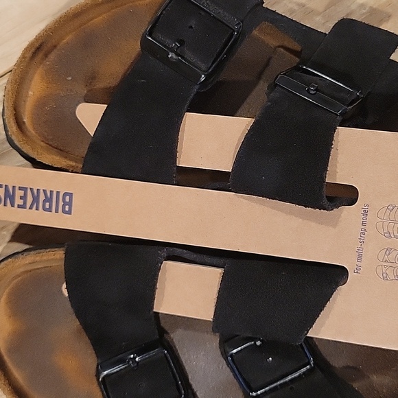 Birkenstock Suede Arizona Sandals - Picture 2 of 14